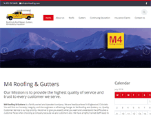Tablet Screenshot of m4roofing.com